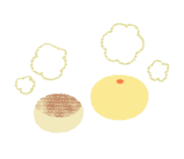 Japanese confectionery shop stamp sticker #10651825