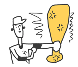 Go for it! Baseball players & Chia sticker #10651925