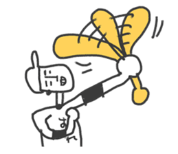 Go for it! Baseball players & Chia sticker #10651927