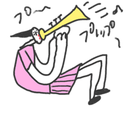 Go for it! Baseball players & Chia sticker #10651954