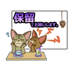 CAT-Abyssinian2 sticker #10653472