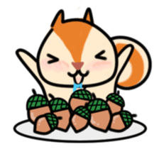 The Cute Squirrel-2 sticker #10653482