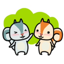 The Cute Squirrel-2 sticker #10653486