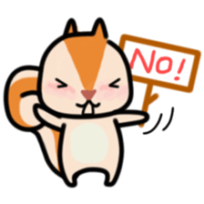 The Cute Squirrel-2 sticker #10653491
