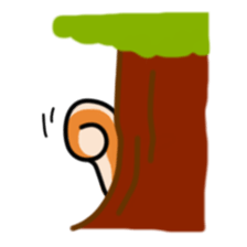 The Cute Squirrel-2 sticker #10653492