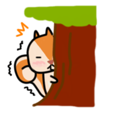 The Cute Squirrel-2 sticker #10653494