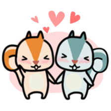 The Cute Squirrel-2 sticker #10653496