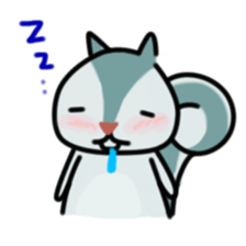 The Cute Squirrel-2 sticker #10653498