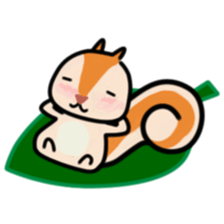 The Cute Squirrel-2 sticker #10653499