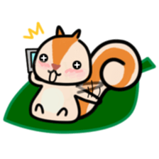 The Cute Squirrel-2 sticker #10653501