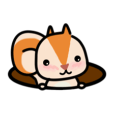 The Cute Squirrel-2 sticker #10653502