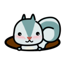 The Cute Squirrel-2 sticker #10653503