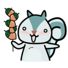 The Cute Squirrel-2 sticker #10653507