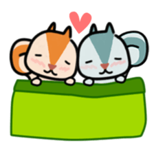 The Cute Squirrel-2 sticker #10653510