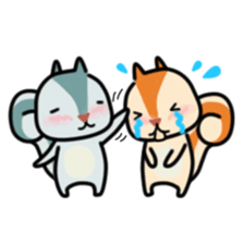 The Cute Squirrel-2 sticker #10653511