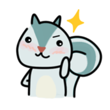 The Cute Squirrel-2 sticker #10653517