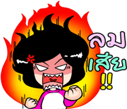 winni lovely girl sticker #10654668