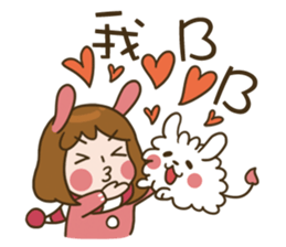 MoMochan everyday life 3 sticker #10654724