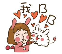 MoMochan everyday life 3 sticker #10654724