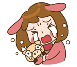 MoMochan everyday life 3 sticker #10654728