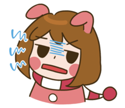 MoMochan everyday life 3 sticker #10654730