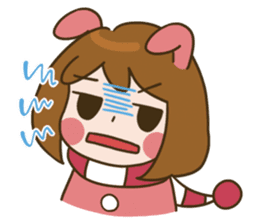 MoMochan everyday life 3 sticker #10654730