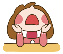 MoMochan everyday life 3 sticker #10654731