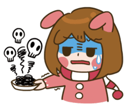 MoMochan everyday life 3 sticker #10654732