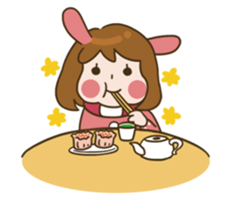 MoMochan everyday life 3 sticker #10654733