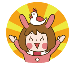 MoMochan everyday life 3 sticker #10654750