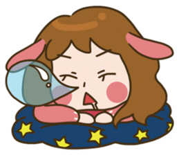 MoMochan everyday life 3 sticker #10654758