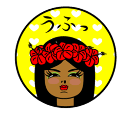 Anytime Hula Girl ! sticker #10654804