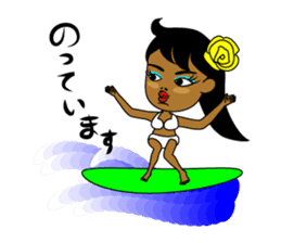 Anytime Hula Girl ! sticker #10654808
