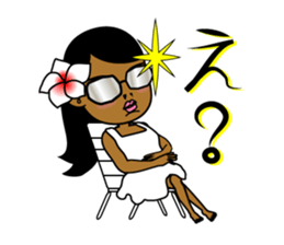 Anytime Hula Girl ! sticker #10654819