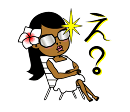 Anytime Hula Girl ! sticker #10654819