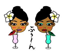 Anytime Hula Girl ! sticker #10654828