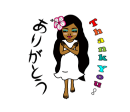 Anytime Hula Girl ! sticker #10654835