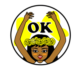 Anytime Hula Girl ! sticker #10654838