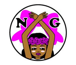 Anytime Hula Girl ! sticker #10654839