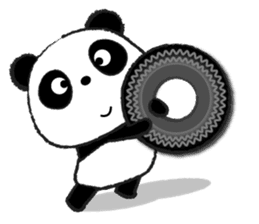 pandapan!Pretty Fluffy touch sticker #10655001