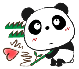 pandapan!Pretty Fluffy touch sticker #10655011