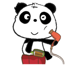 pandapan!Pretty Fluffy touch sticker #10655013