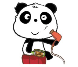 pandapan!Pretty Fluffy touch sticker #10655013