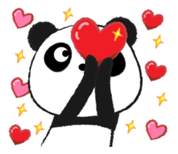 pandapan!Pretty Fluffy touch sticker #10655015