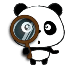 pandapan!Pretty Fluffy touch sticker #10655020