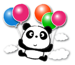 pandapan!Pretty Fluffy touch sticker #10655023