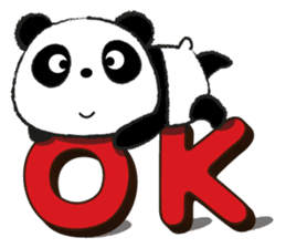 pandapan!Pretty Fluffy touch sticker #10655032