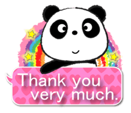 pandapan!Pretty Fluffy touch sticker #10655036
