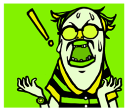 BEARD BALD SO WHAT sticker #10655724