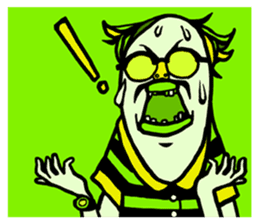 BEARD BALD SO WHAT sticker #10655724